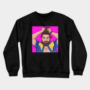 Comedian Sean Patton - Pink Artwork Crewneck Sweatshirt